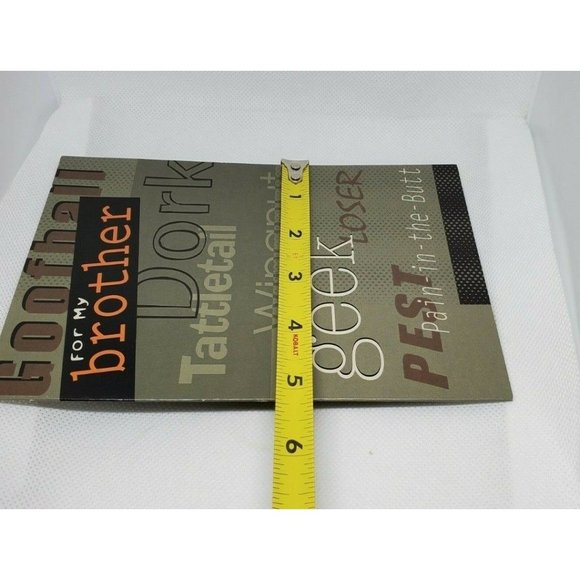 Rare Marian Heath Greeting Card For My Dork Geek Loser Brother Fun Greeting Card - Picture 10 of 10